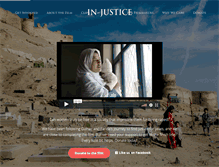 Tablet Screenshot of injusticefilm.com